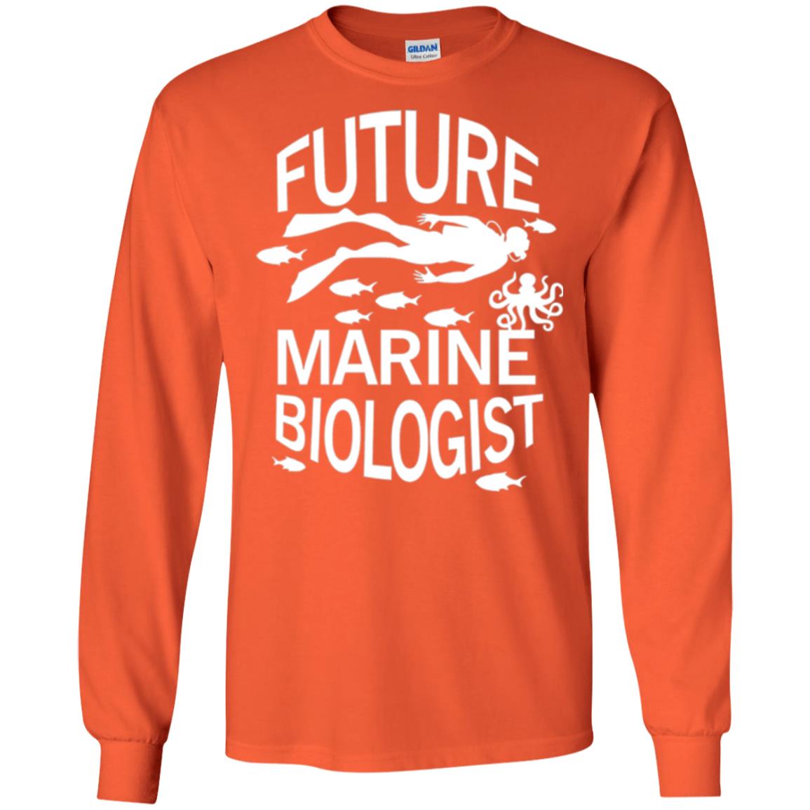 Cute Marine Biologist T-shirt Orange