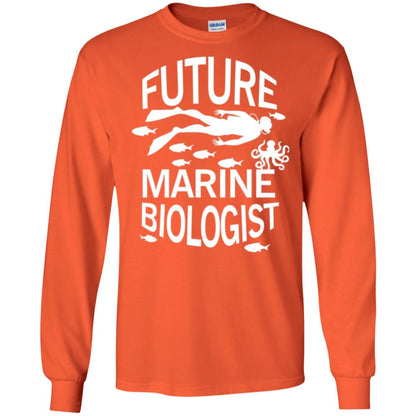Cute Marine Biologist T-shirt Orange