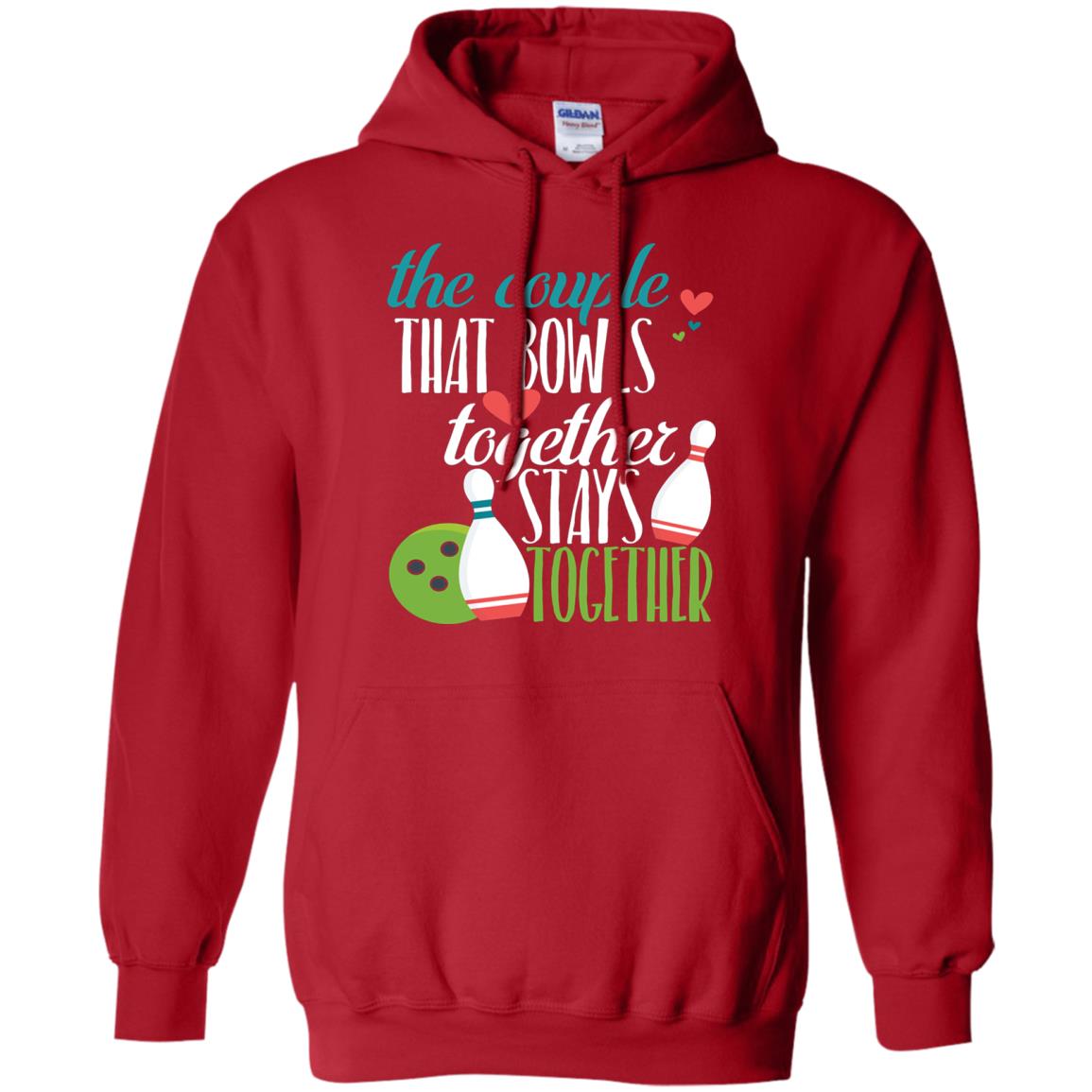 Bowler Shirt The Couple That Bowls Together Stay Together Red