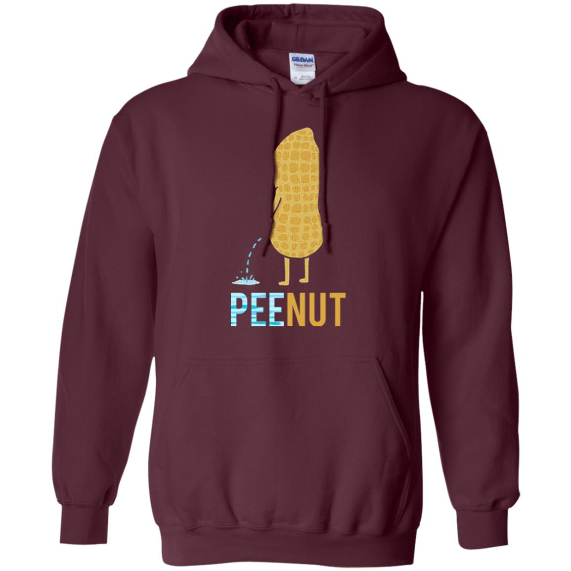 Funny Peenut Gift Shirt For Cool Boys Maroon