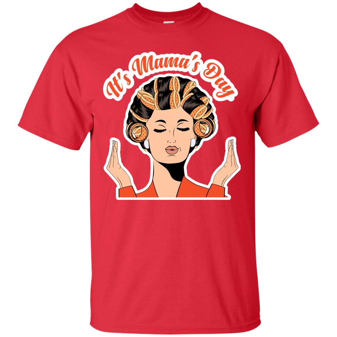 Its Mamas Day Mom Shirt Red