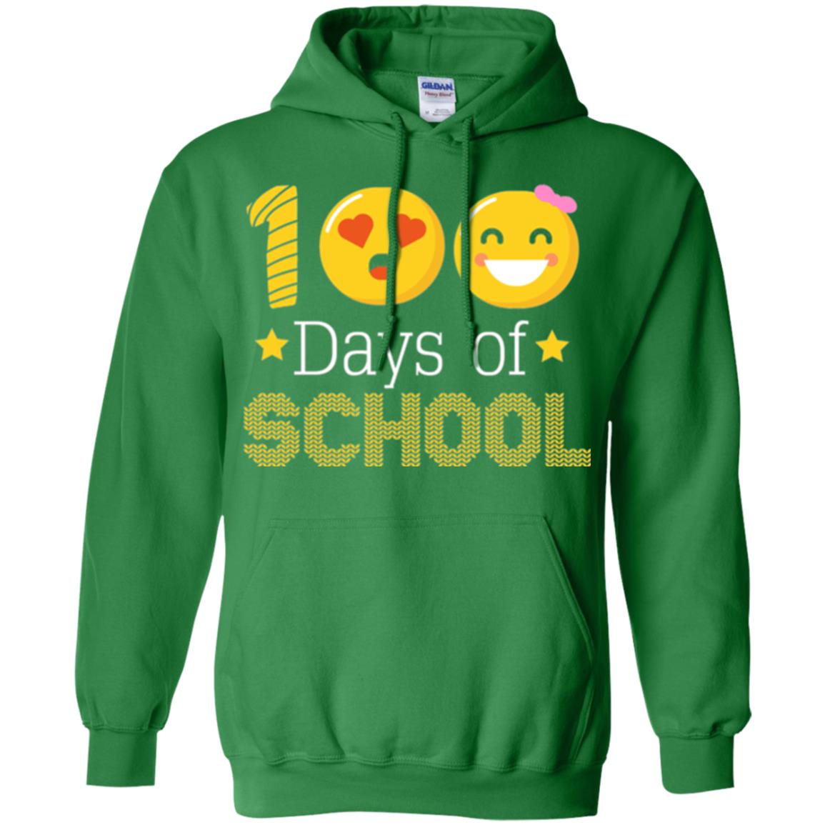 Teacher T-shirt 100 Days Of School T-shirt Irish Green