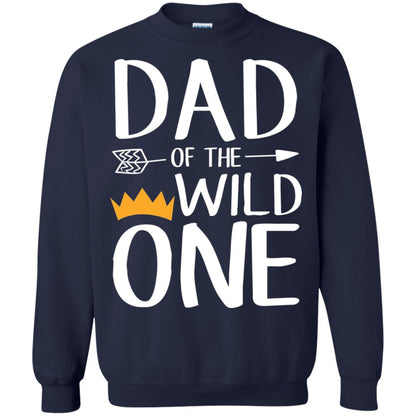 Dad Of The Wild One Thing 1st Birthday Shirt Navy