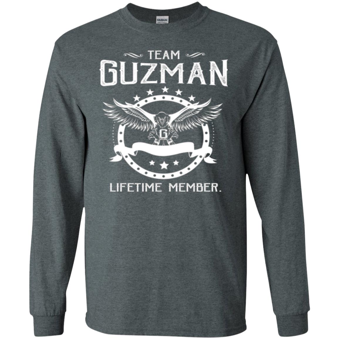 Family T-shirt Team Guzman Lifetime Member Dark Heather