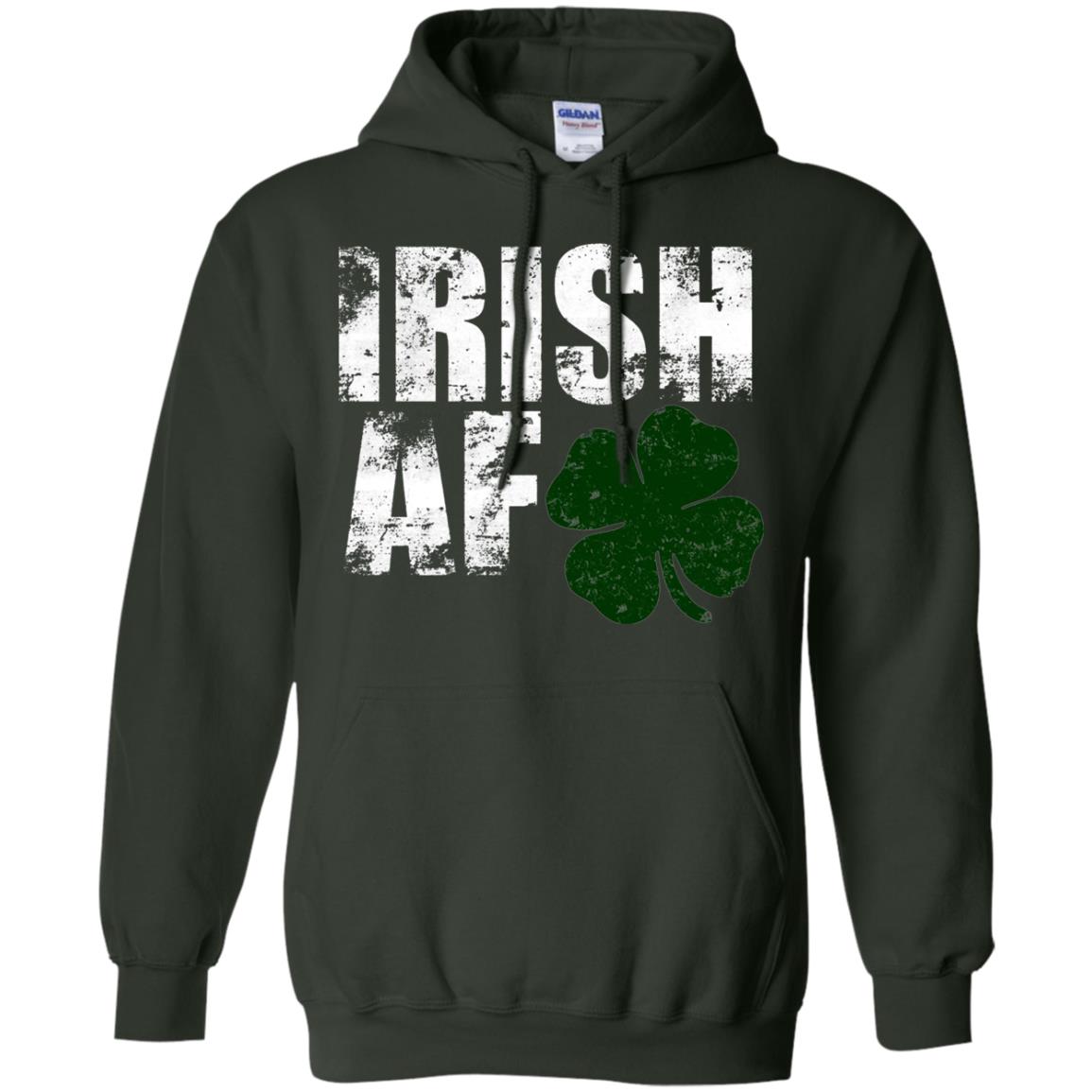 Funny Irish St. Patrick_s Day T-shirt Forest Green