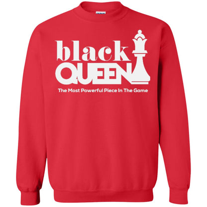 Black Queen The Most Powerful Piece In The Game Proud Black Woman T-shirt Red