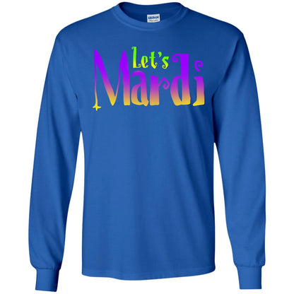 Mardi Gras T-shirt Let's Mardi Royal