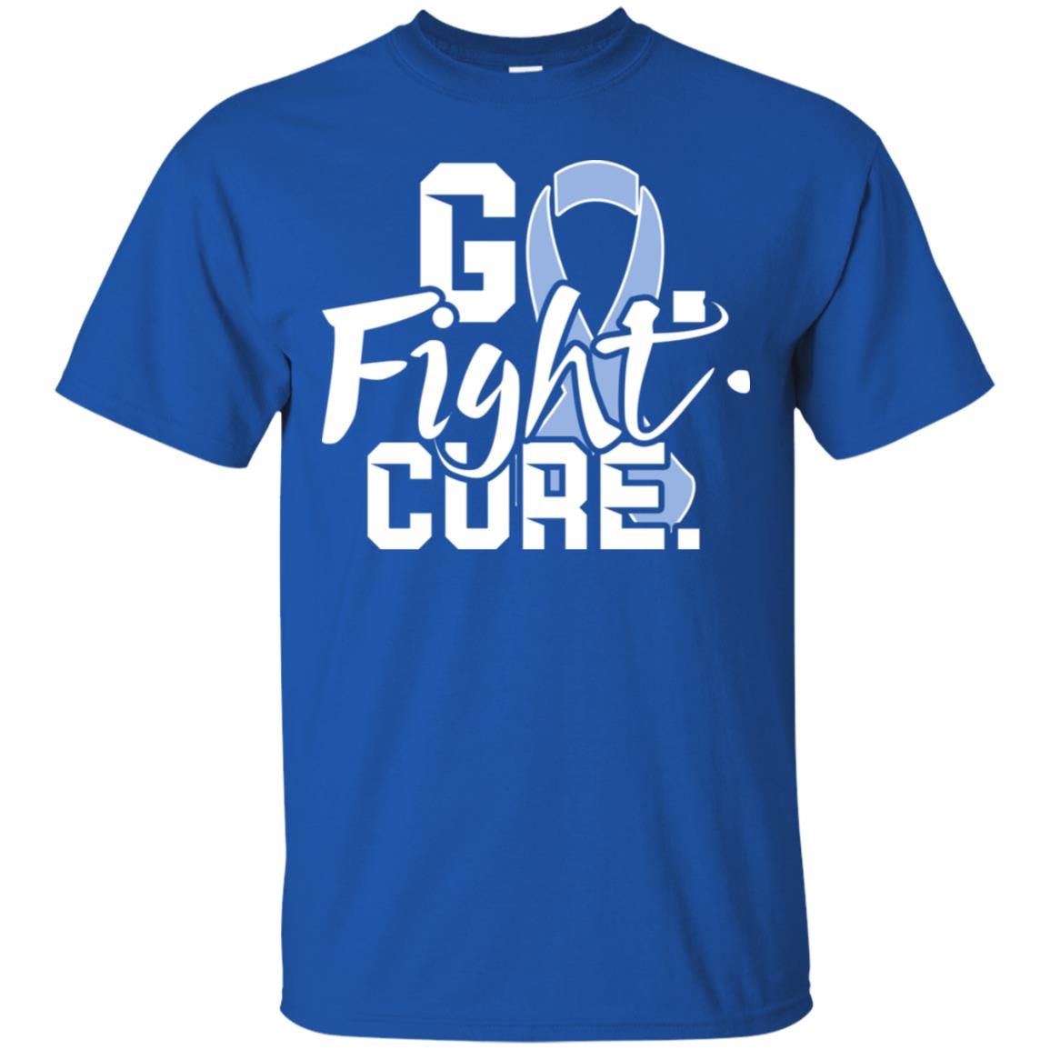 Stomach Cancer Go Fight Cure Periwinkle Ribbon Shirt Royal