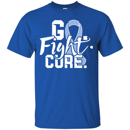 Stomach Cancer Go Fight Cure Periwinkle Ribbon Shirt Royal