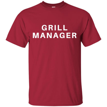 Cooking T-shirt Grill Manager Cardinal