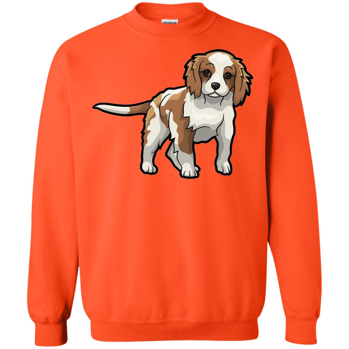 Cute Blenheim Cavalier King Charles Spaniel T-shirt Orange