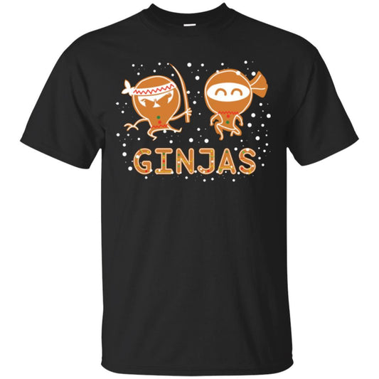 Christmas T-shirt Ginjas Black