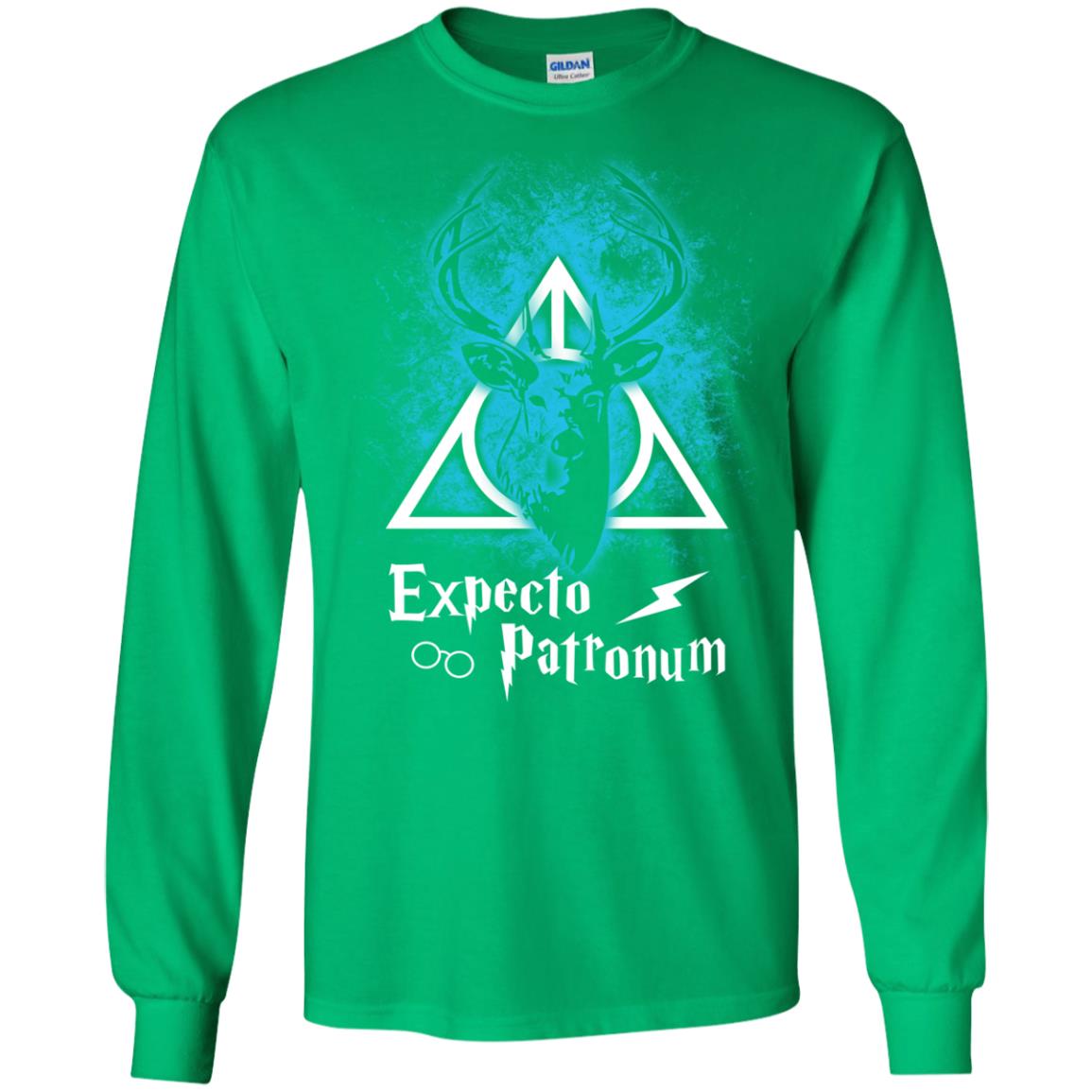 Expecto Patronum Harry Potter Fan T-shirtG240 Gildan LS Ultra Cotton T-Shirt