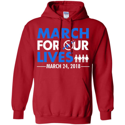 March For Our Lives March 24 2018 Gun Control T-shirt Red