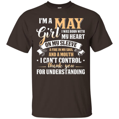 Im A May Girl I Was Born With My Heart On My Sleeve Dark Chocolate