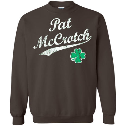 Pat Mccrotch Funny St Patricks Day T-shirt Dark Chocolate