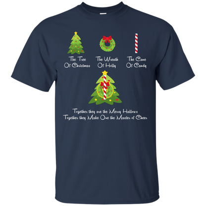 The Tree Of Christmas T-Shirt Navy