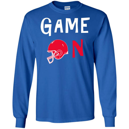 Football Lover T-shirt Game On Royal