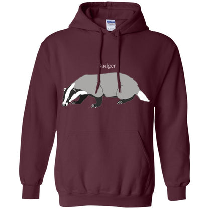 Fierce Badger T-shirt Maroon