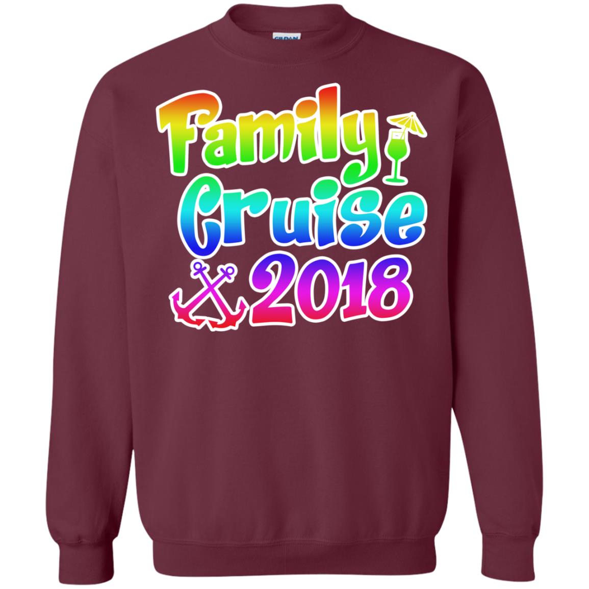 Family T-shirt Cruise 2018 Maroon
