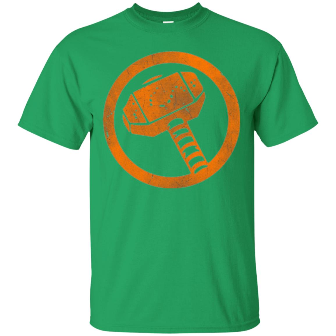 Thor Hammer T-shirt Irish Green
