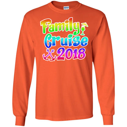 Family T-shirt Cruise 2018 Orange