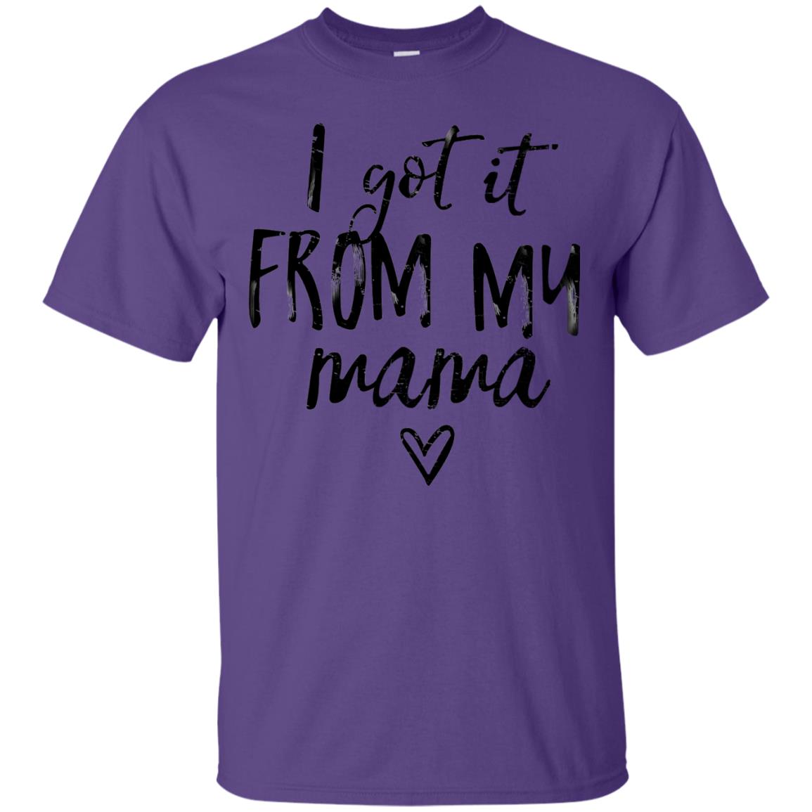 I Got It From Nana Grandchild Shirt Purple