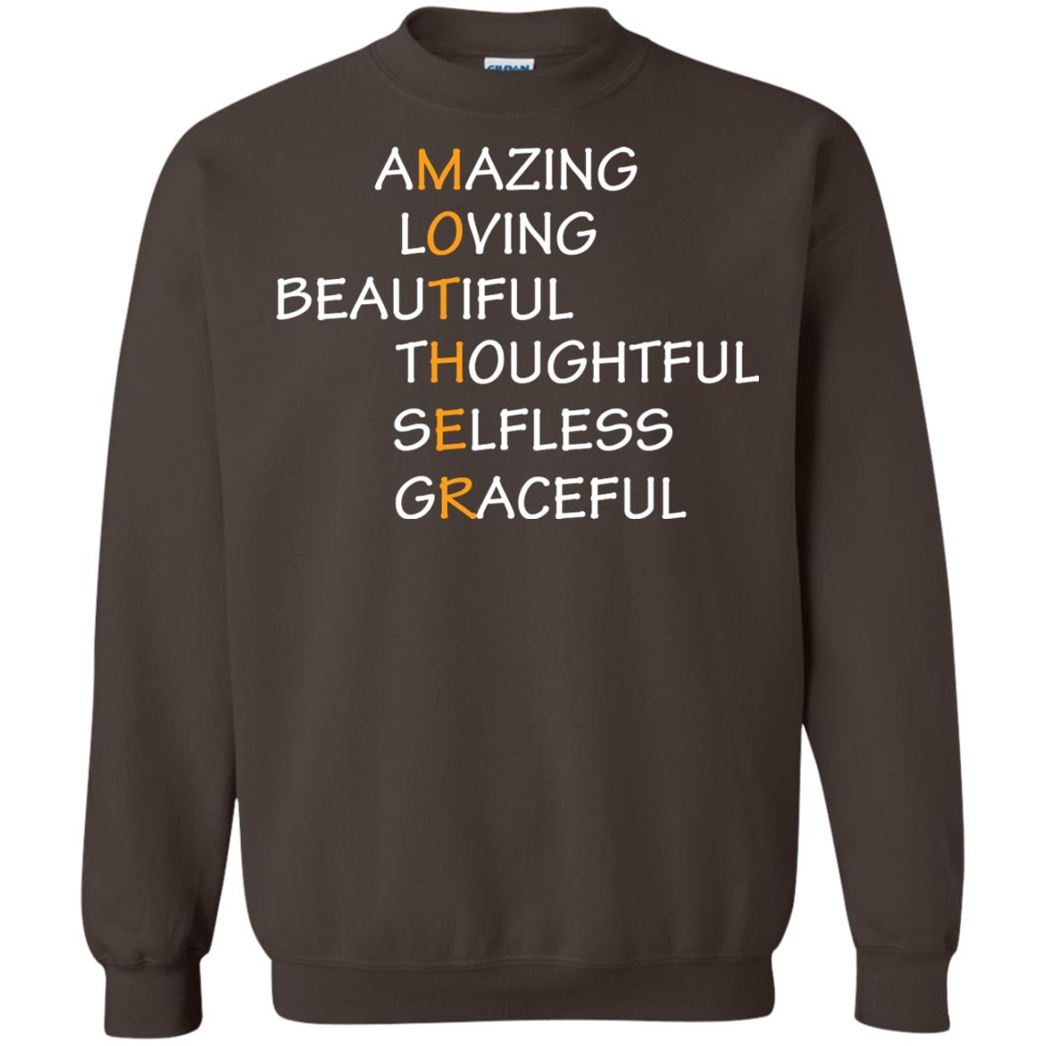 Amazing Loving Beautiful Thoughtful Selfless Graceful Mother Dark Chocolate