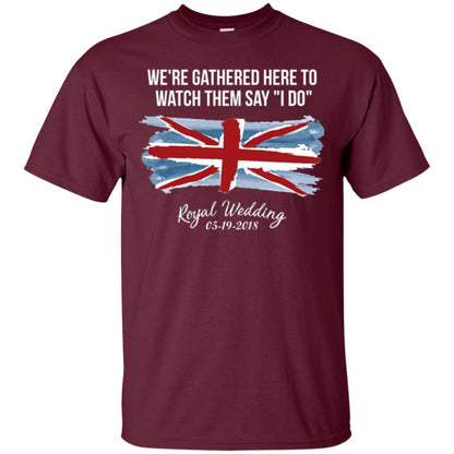 Royal Wedding 05-19-2018 Watch Party T-shirt Maroon