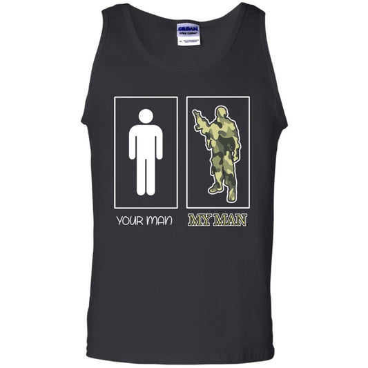Your Man My Man Military Shirt Black