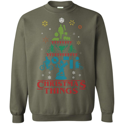 Christmas Things Shirts Military Green