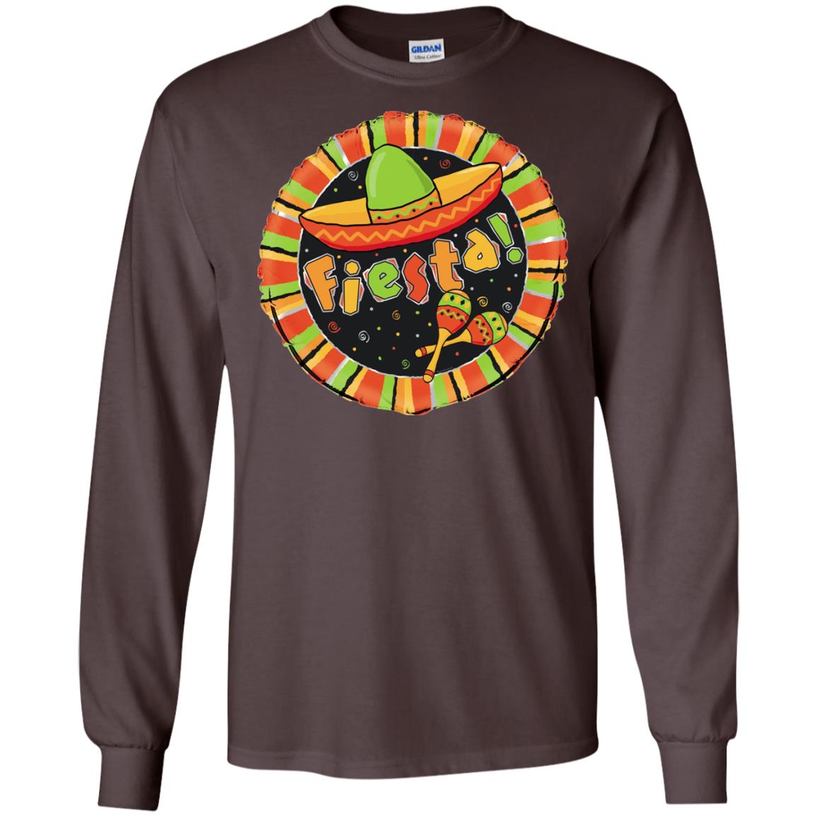 Fiesta Cinco De Mayo Mexican Festival Shirt Dark Chocolate