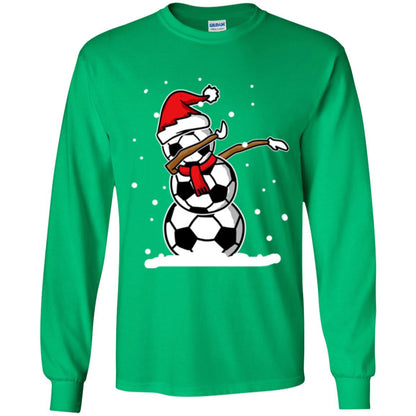 Christmas T-shirt Dabbing Snowman Ball Irish Green