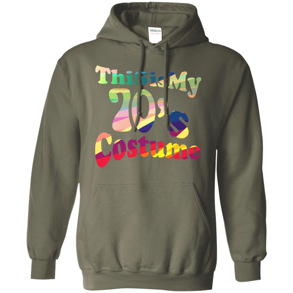 70s Halloween Costume 70s T-shirt For Women Men Girls Military Green