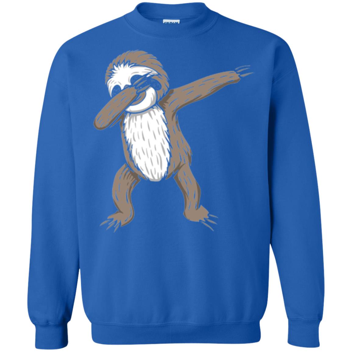 Sloth Dabbing T-shirt Funny Dance Move Royal