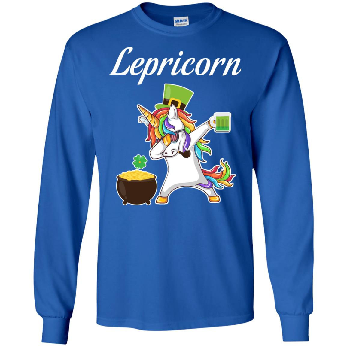 Lepricorn Saint Patrick's Day T-shirt Royal