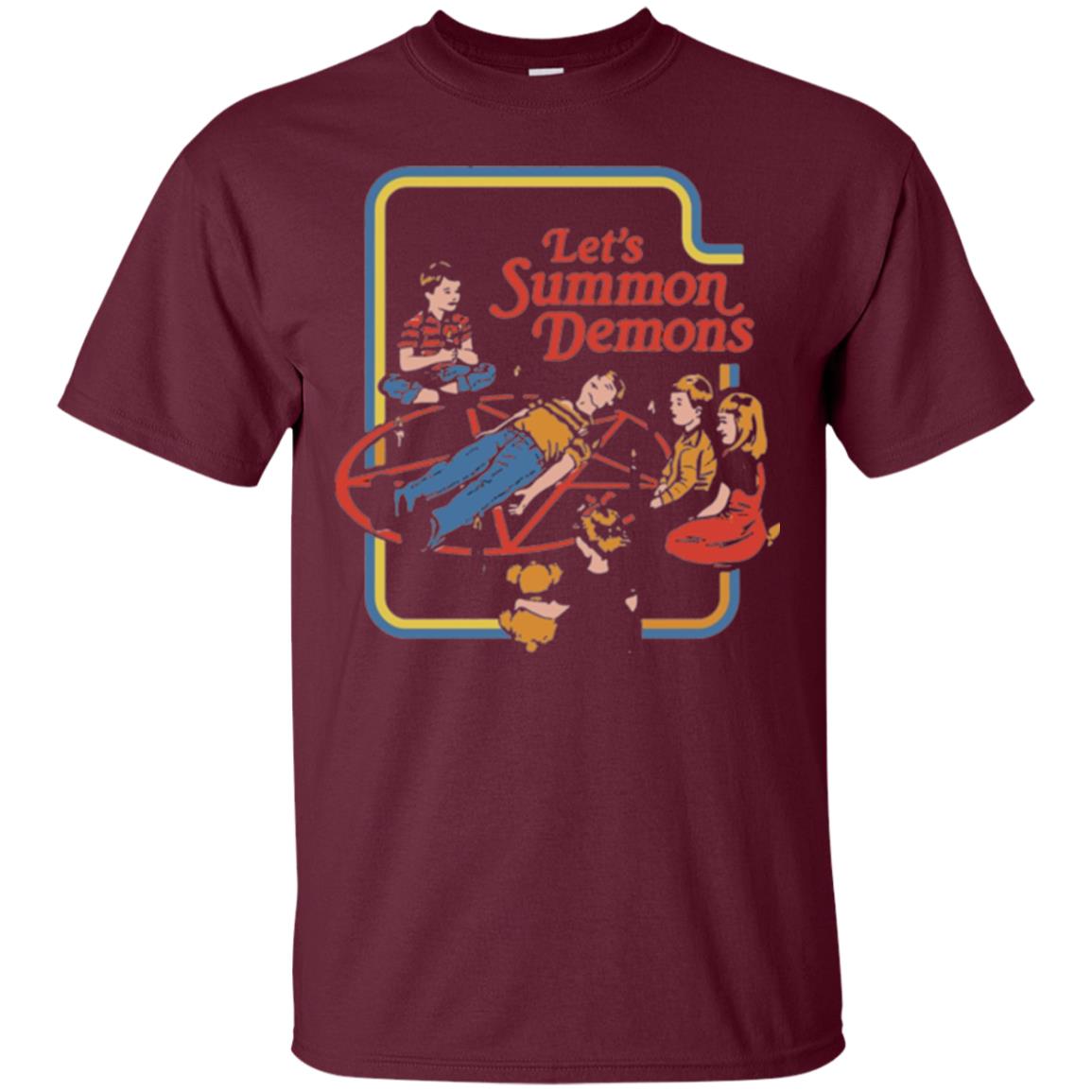 Let_s Summon Demons T-shirt Maroon