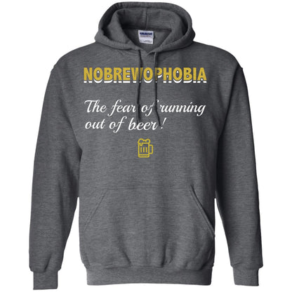 Nobrewophobia The Fear Of Running Out Of Beer Shirt Dark Heather