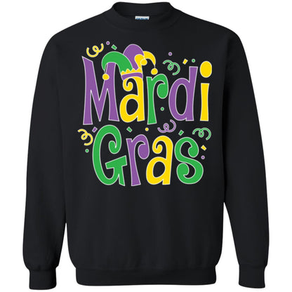 Mardi Gras T-shirt Mardi Gras Party T-shirt Black