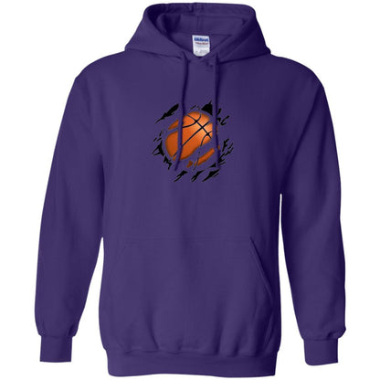 Basketball Lover T-shirt Basketball In Me Purple