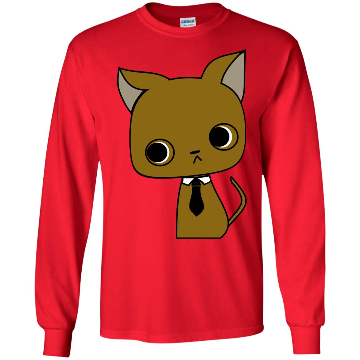 Funny Business Love Cat Shirt Red