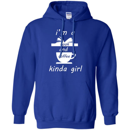 Book Lover T-shirt I'm A Book And Coffee Kinda Girl T-shirt Royal