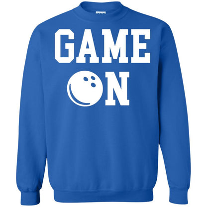 Bowler T-shirt Game On Bowling T-shirt Royal