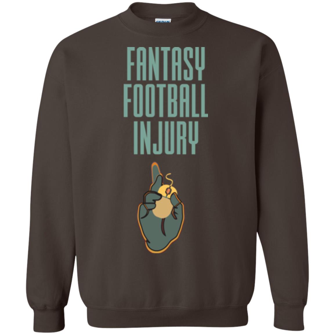 Gamer T-shirt Fantasy Football Injury Dark Chocolate