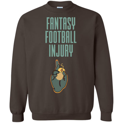 Gamer T-shirt Fantasy Football Injury Dark Chocolate