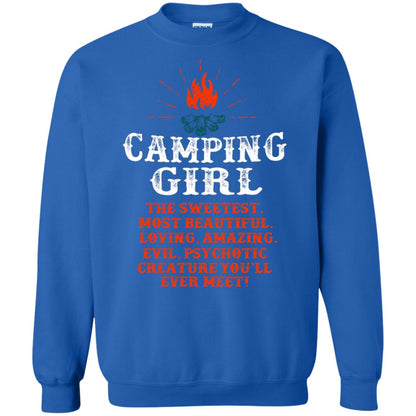 The Sweetest Most Beautiful Loving Amazing Evil Pyschotic Creature You'll Ever Meet Shirt Royal
