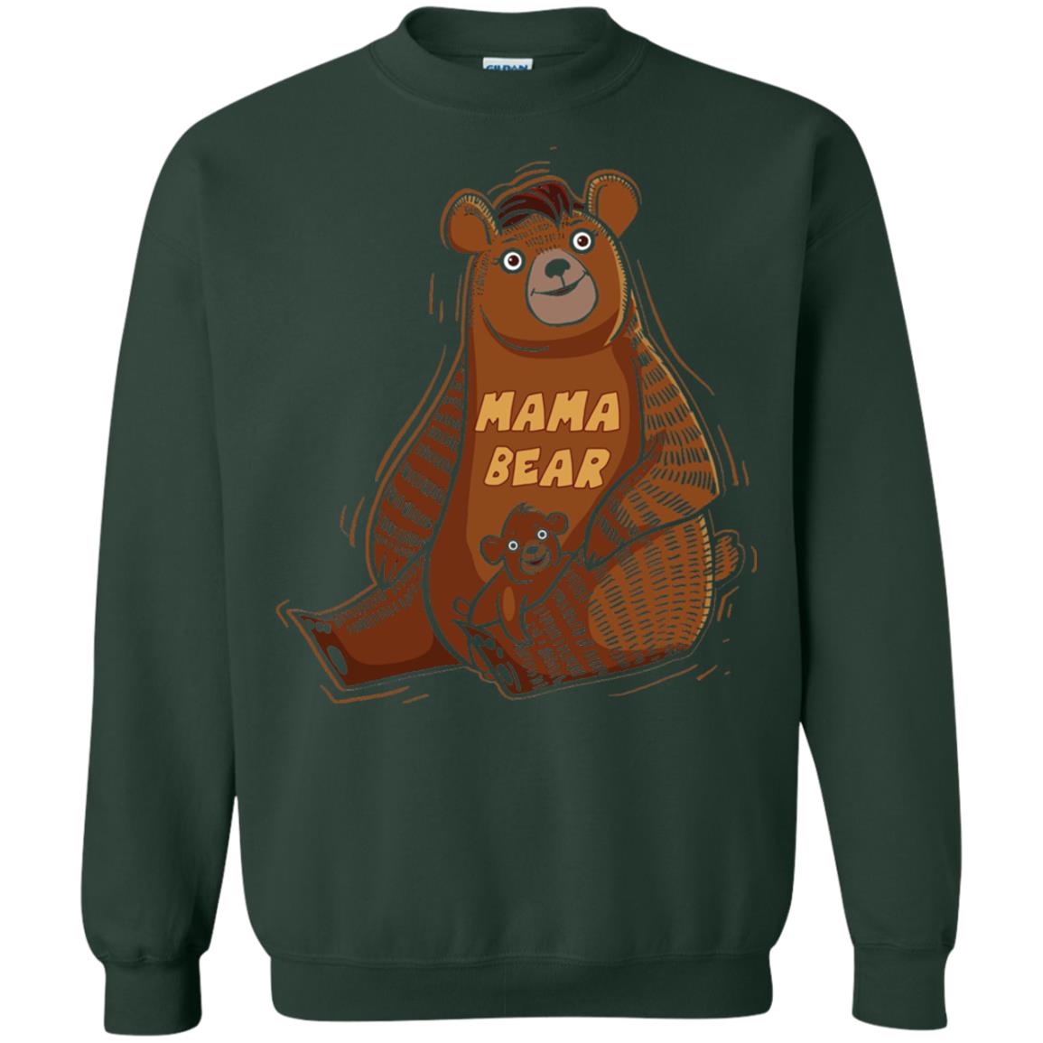 First Time Mothers Day Shirts Mama Bear Forest Green