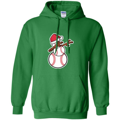 Christmas T-shirt Dabbing Snowman Baseball Irish Green