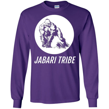 Jabari Tribe White Gorilla T-shirt Purple