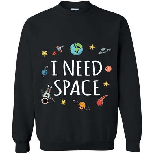 Funny I Need Space T-shirt Black